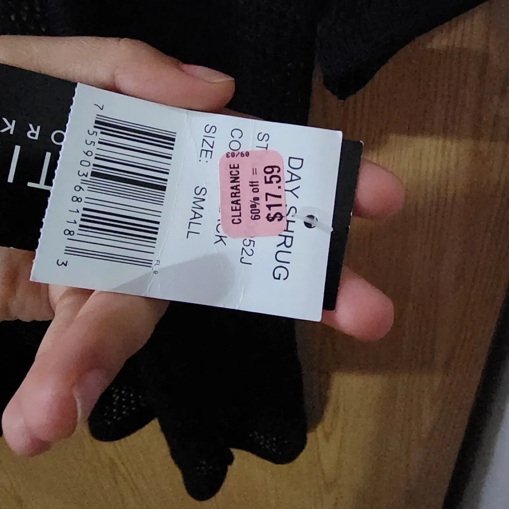 Perception Cardigan Size S Black, Acrylic - Picture 3 of 5